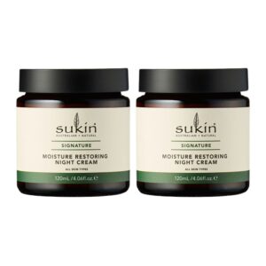 Sukin Moisture Restoring Night Cream 120ml x2