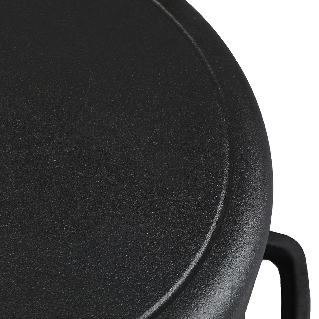Toque 5.84L Double Dutch Oven 2 in 1 Cast Iron Pan - Image 6